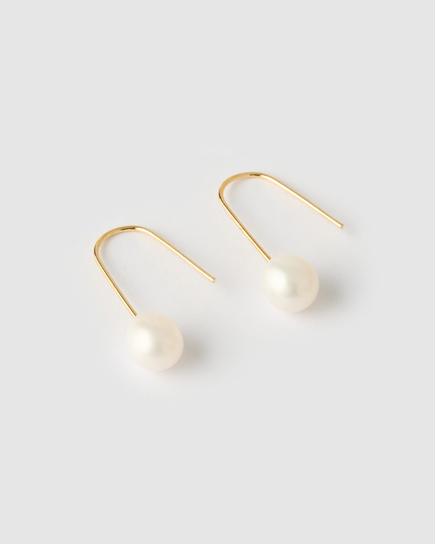 Izoa Daphne Earrings Gold Pearl