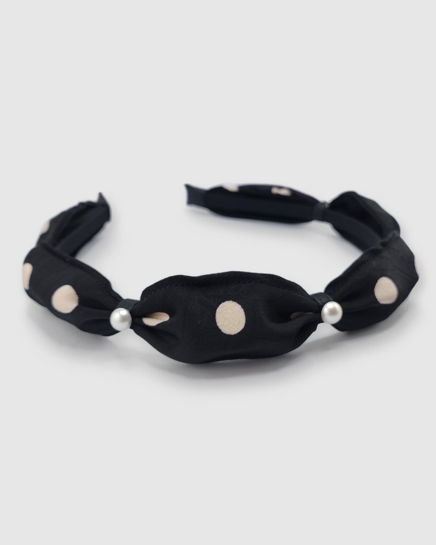 Izoa Raven Headband Black Pearl