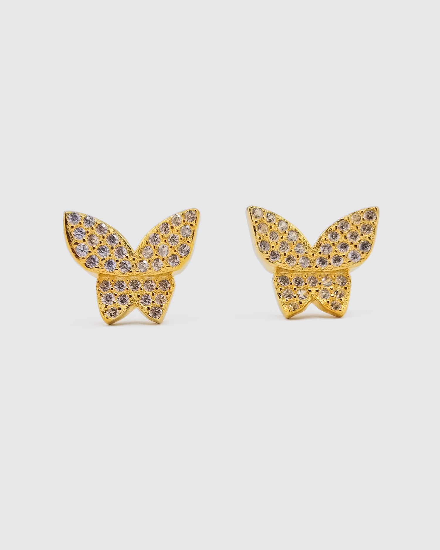 Izoa Butterfly Crystal Stud