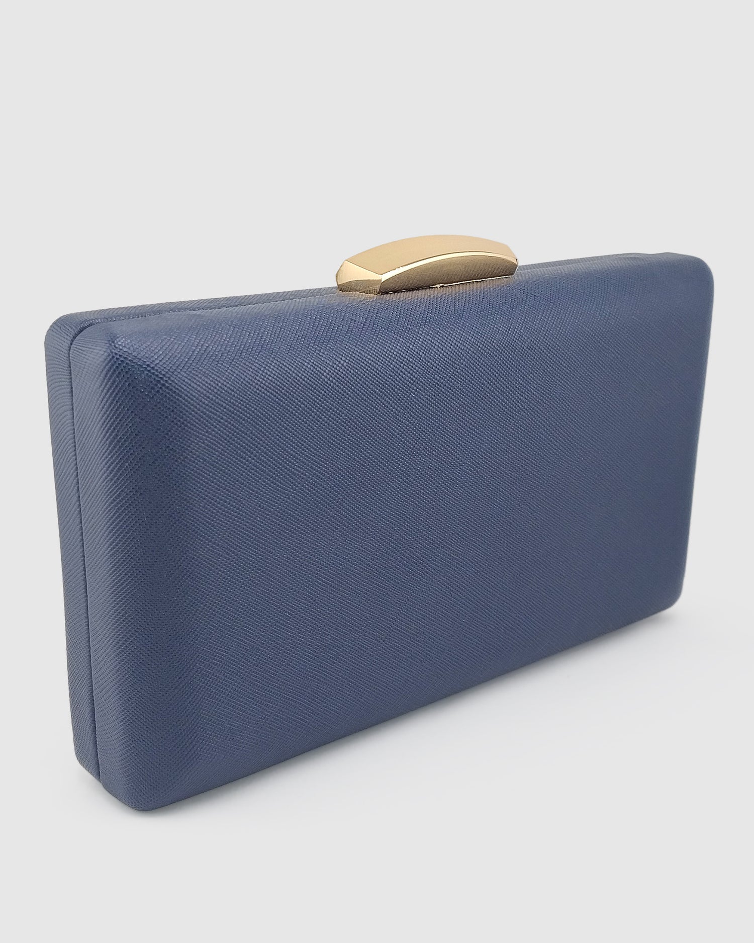 Izoa Bianca Clutch in Navy
