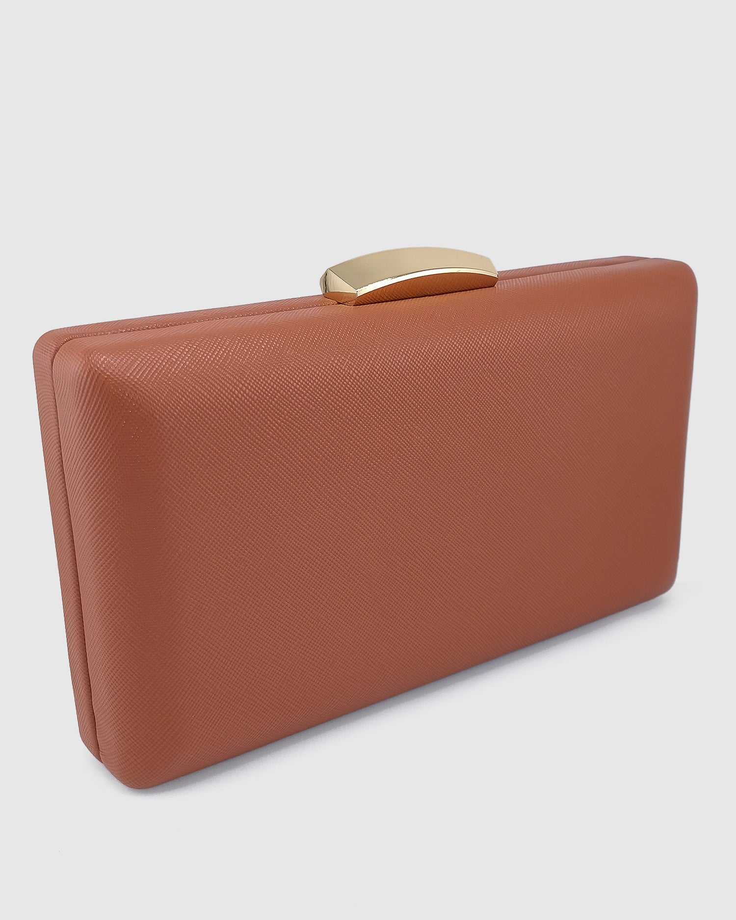 Izoa Bianca Clutch in Cocoa