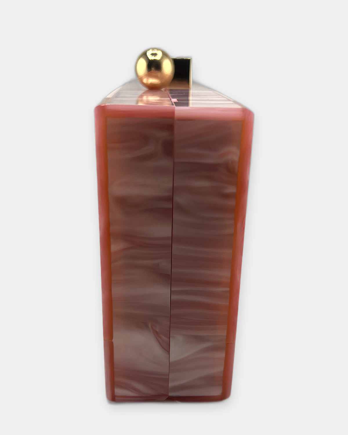 Izoa Brooke Marble Clutch Pink/Pink - side view