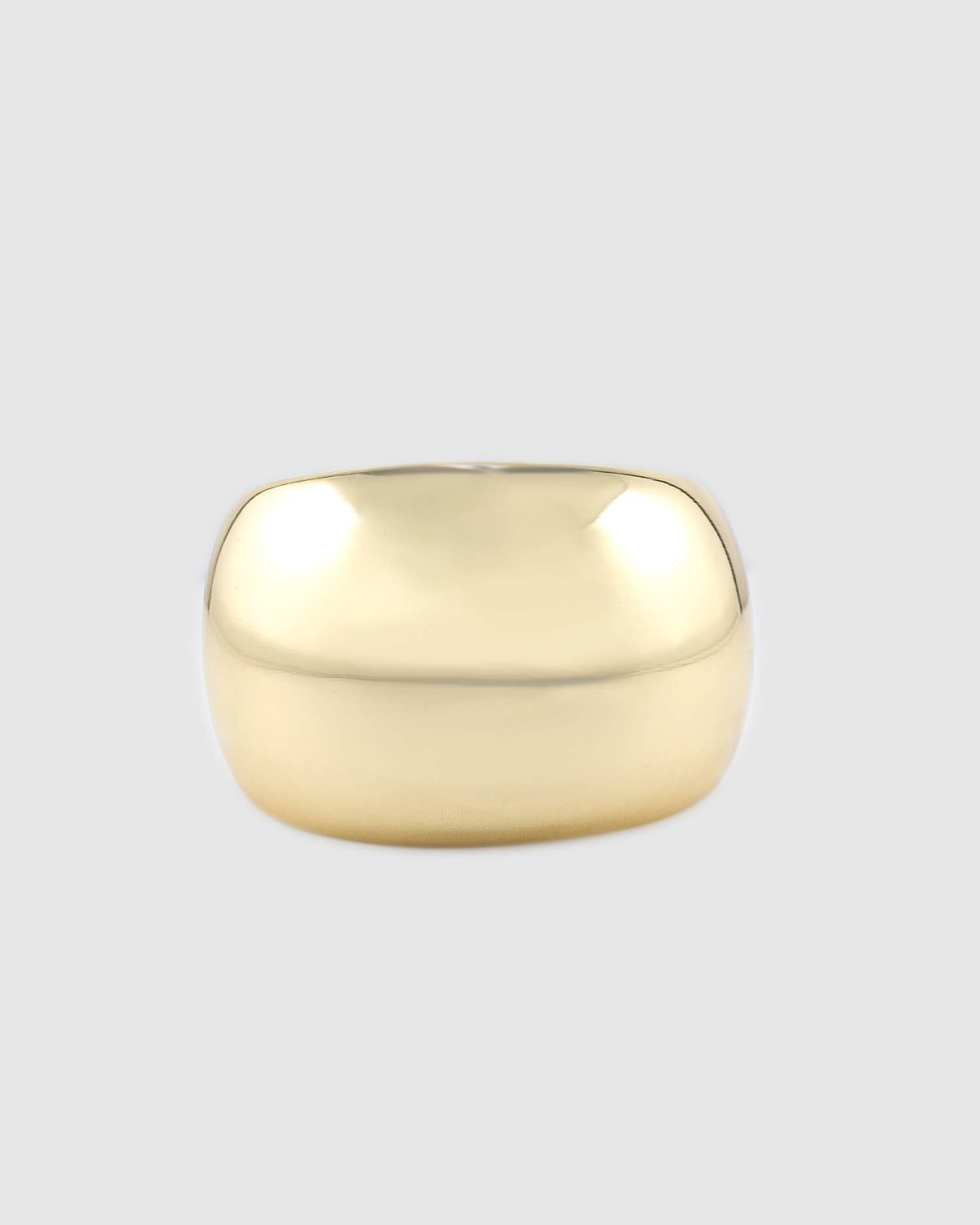 Izoa Dome Chunky Gold Bangle