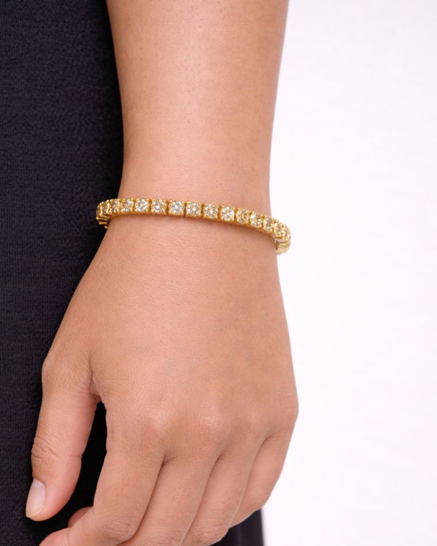 Izoa Tammy Tennis Bracelet Gold