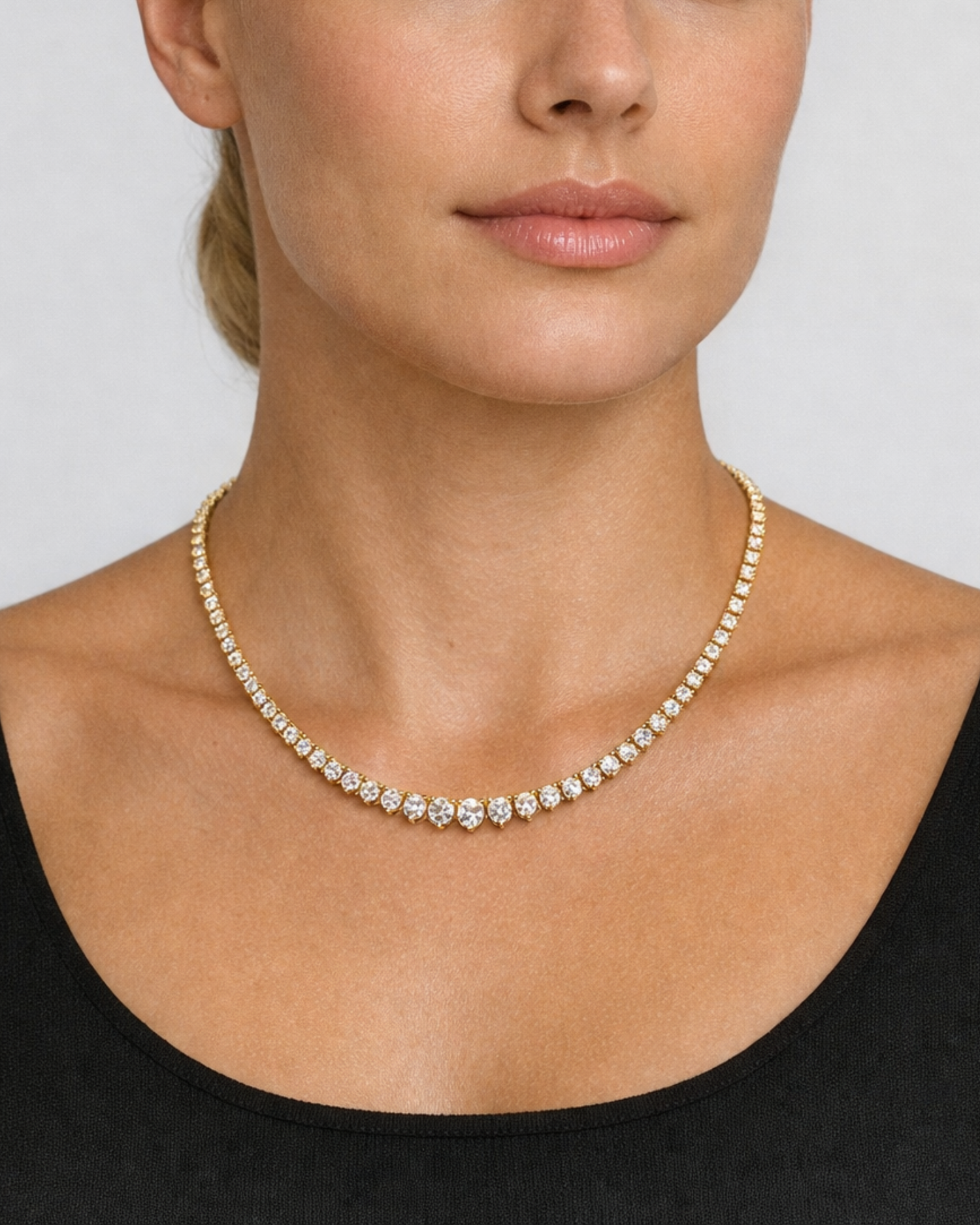Izoa Taylor Tennis Choker Gold