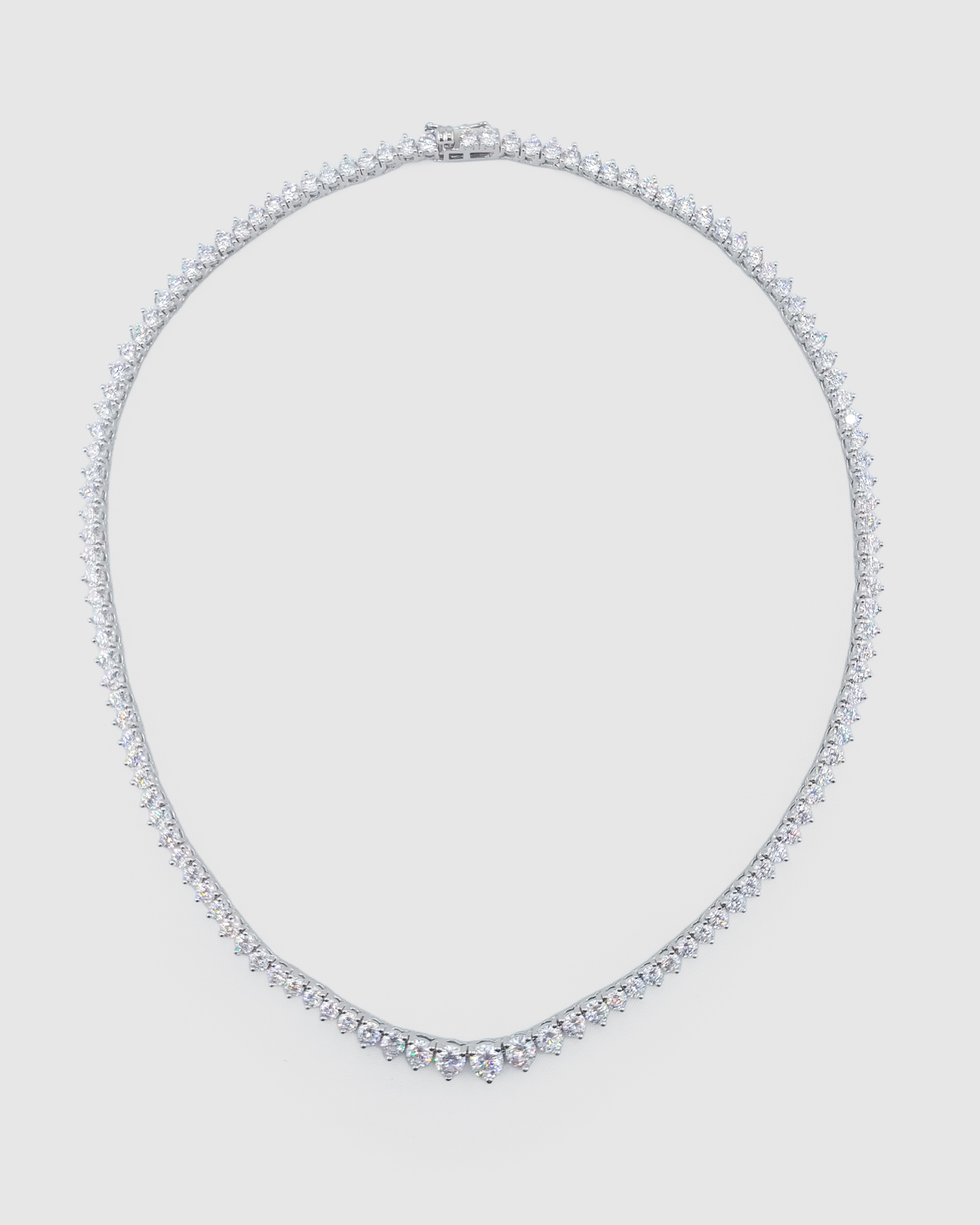 Izoa Taylor Tennis Choker Silver