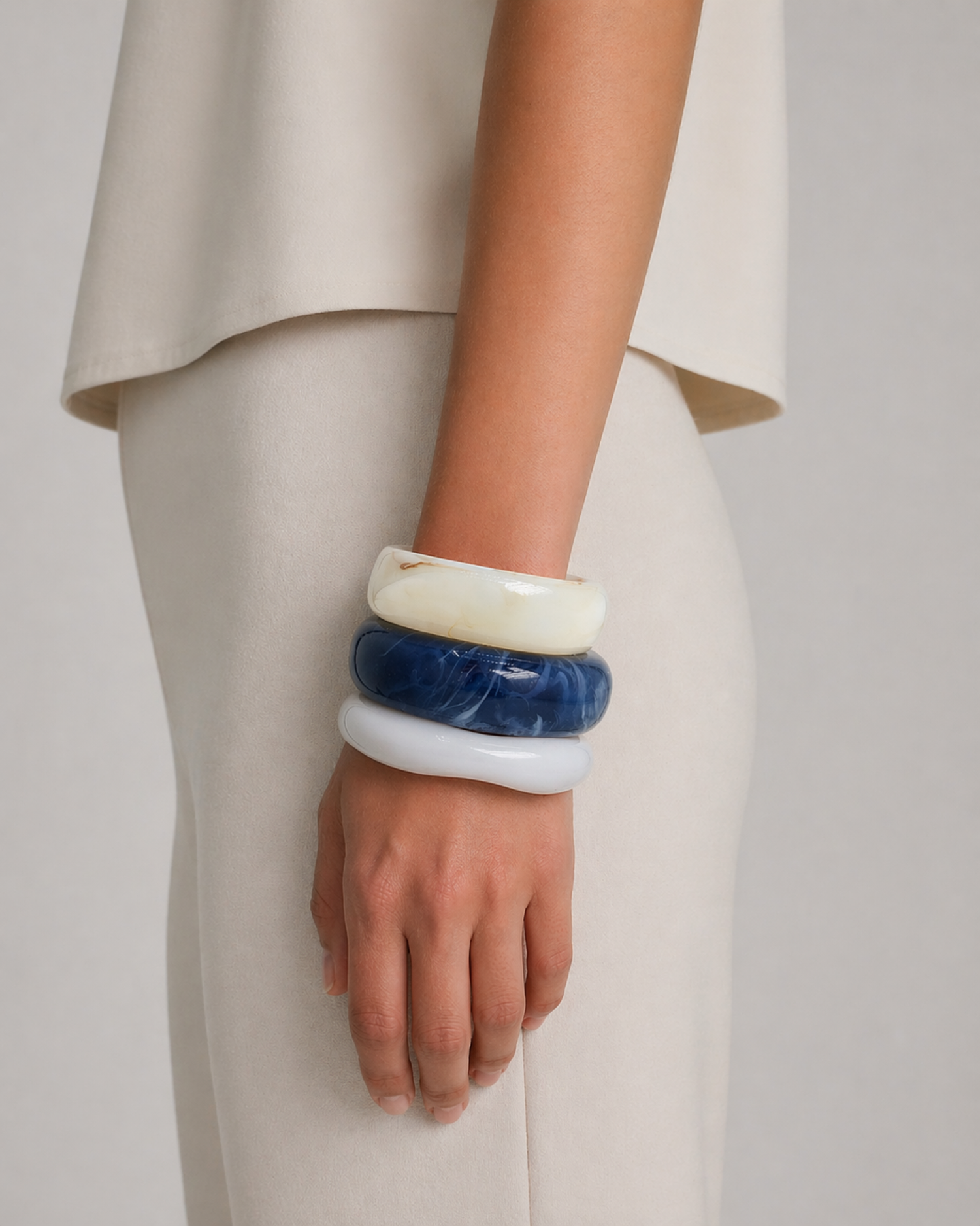 Izoa Cove Bangle Stack