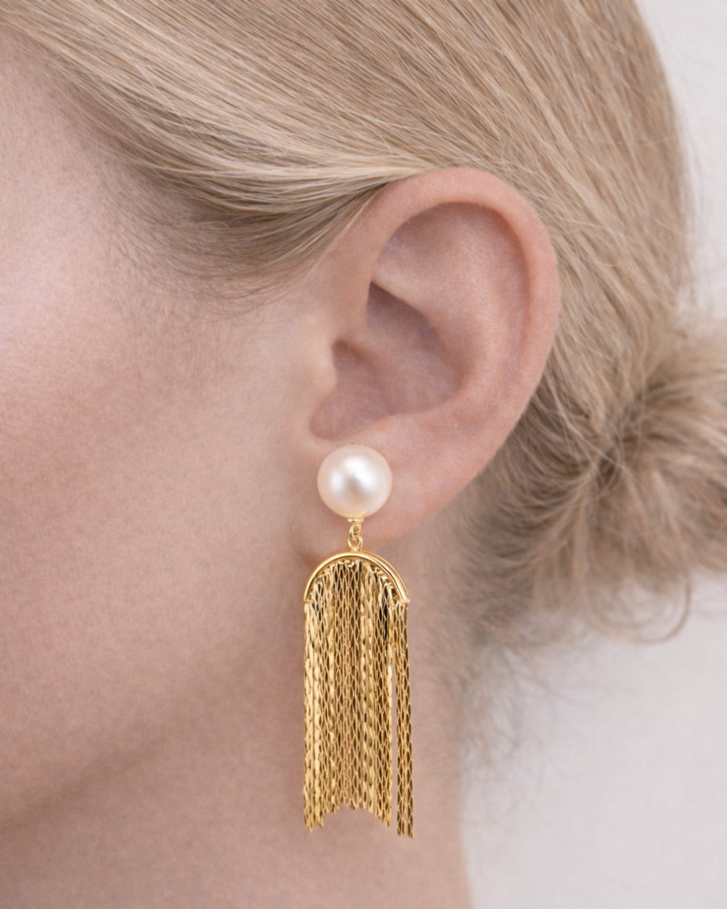 Izoa Faye Drop Earring Gold