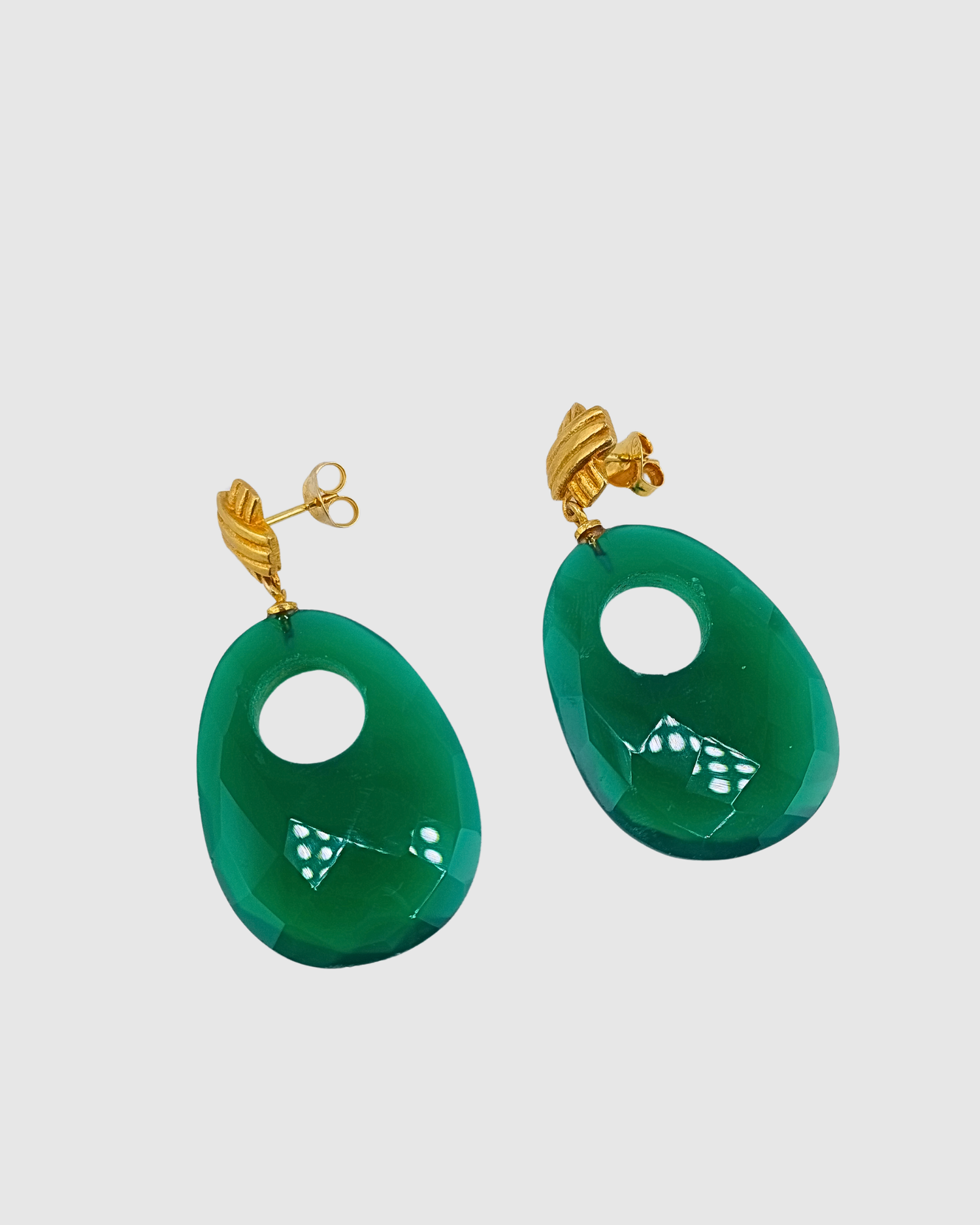 Izoa Ivy Knot Drop Earrings