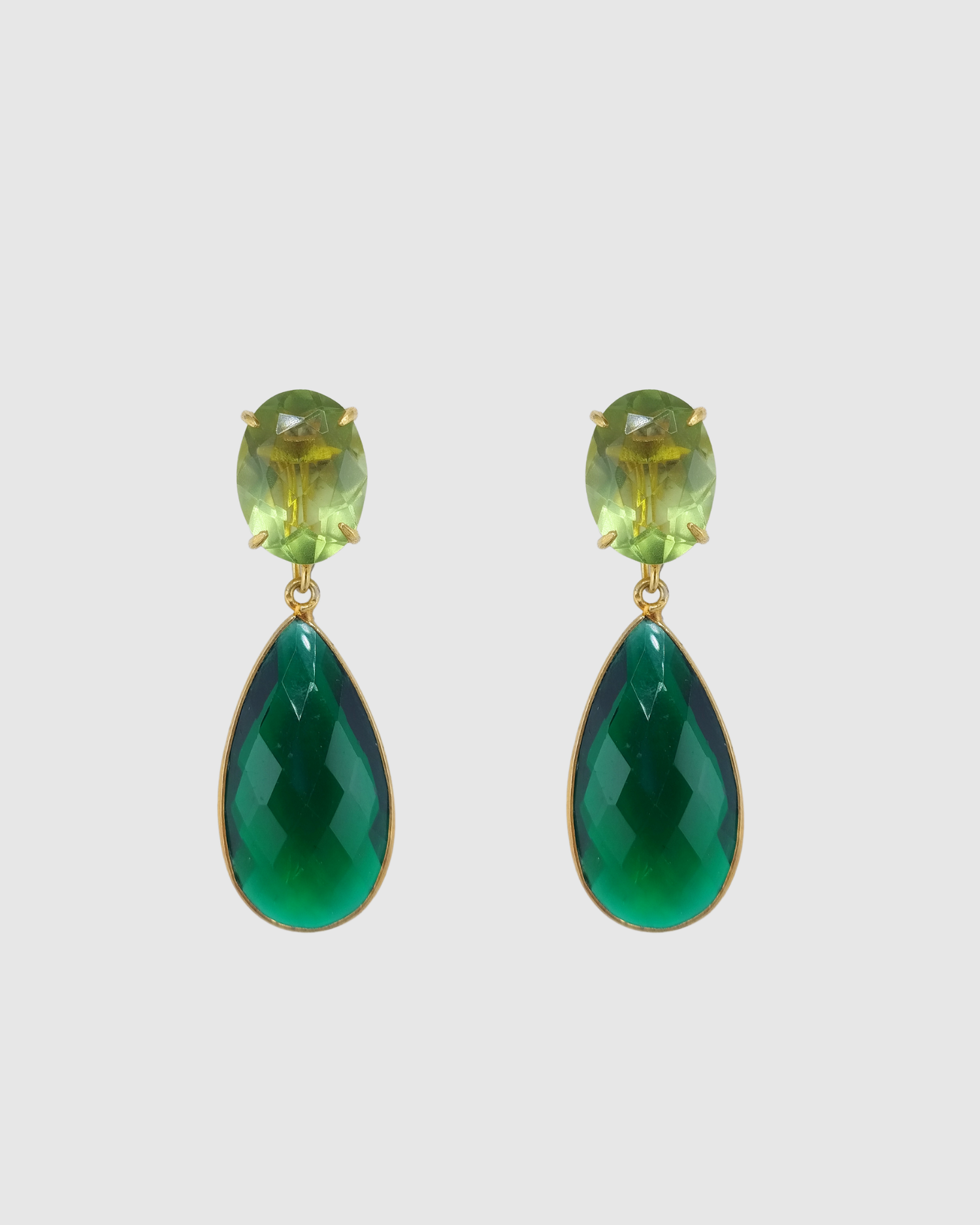 Izoa Meadow Ombré Drop Earrings