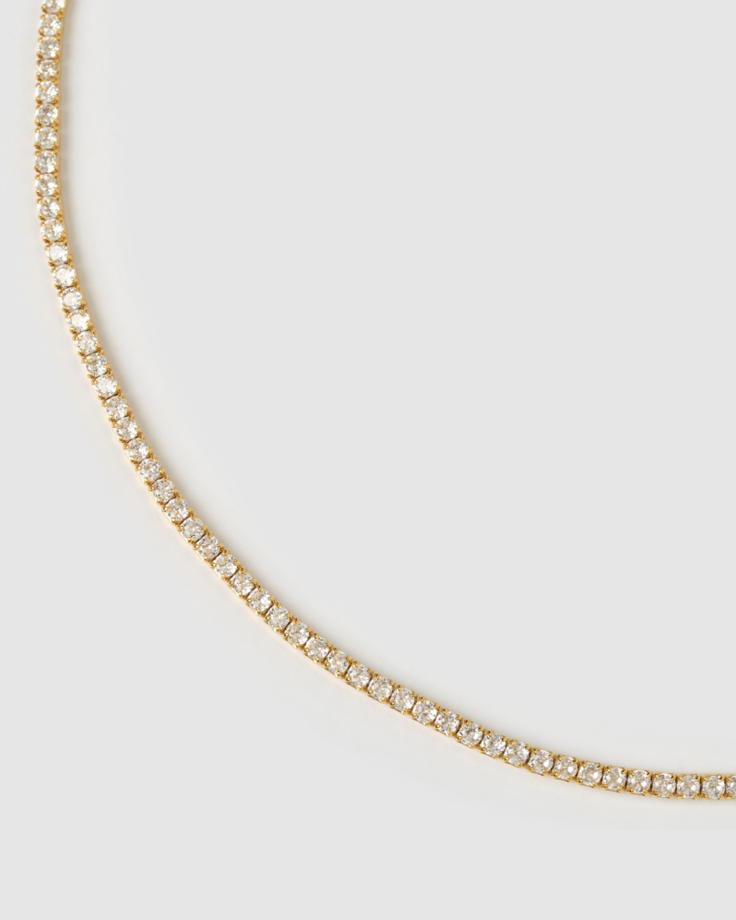 Izoa Mini Tennis Choker Gold