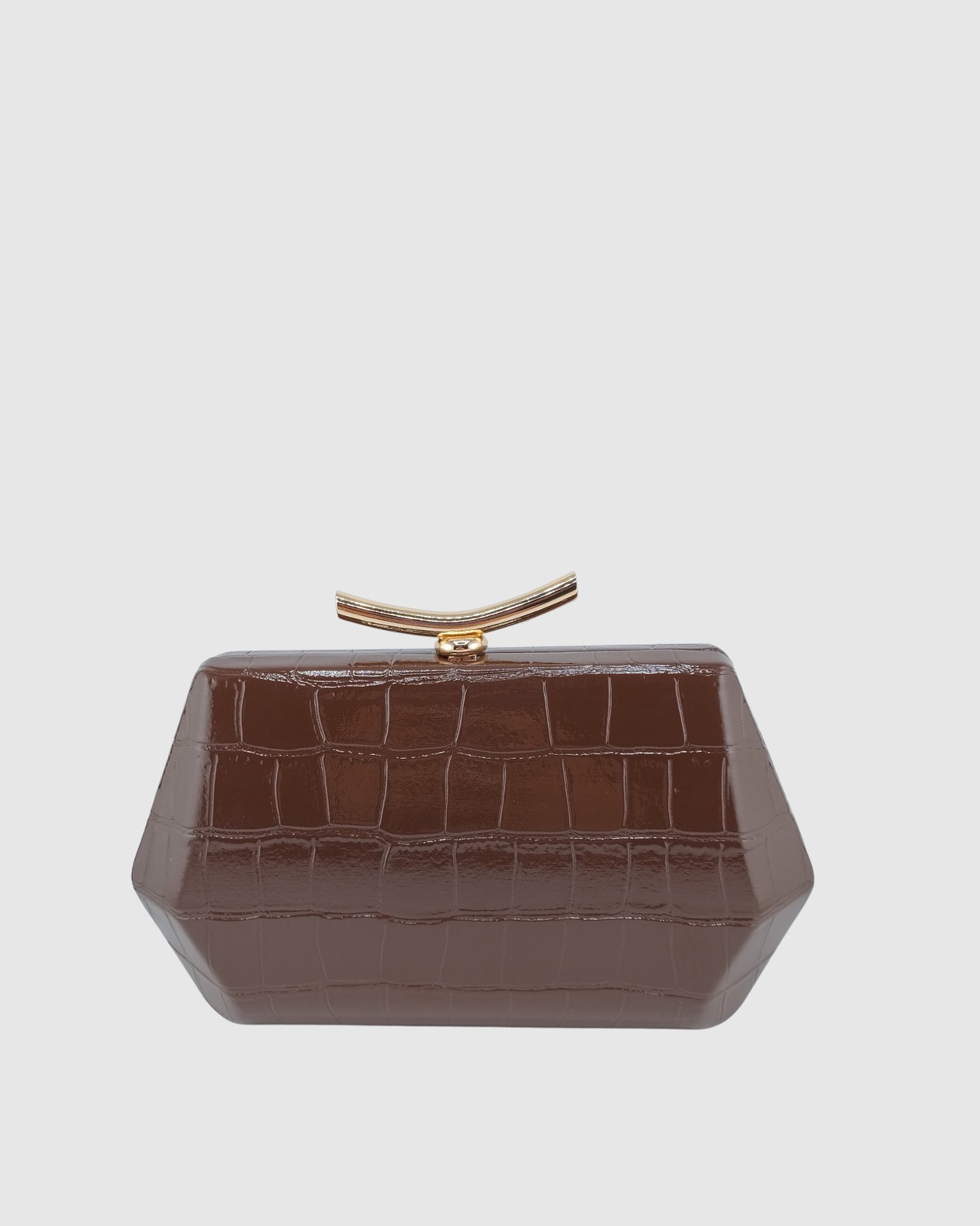 Izoa Paige Clutch Chocolate