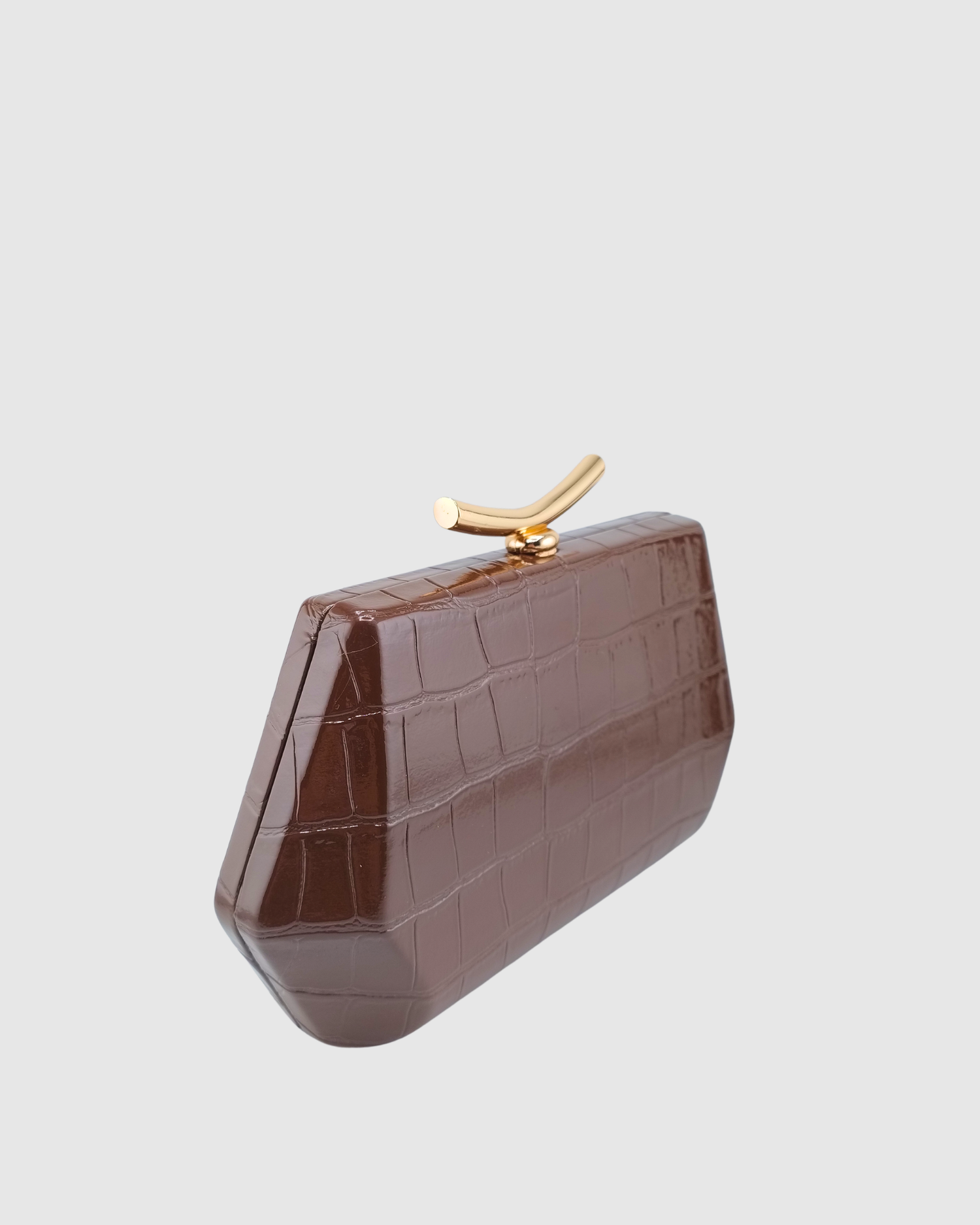 Izoa Paige Clutch Chocolate