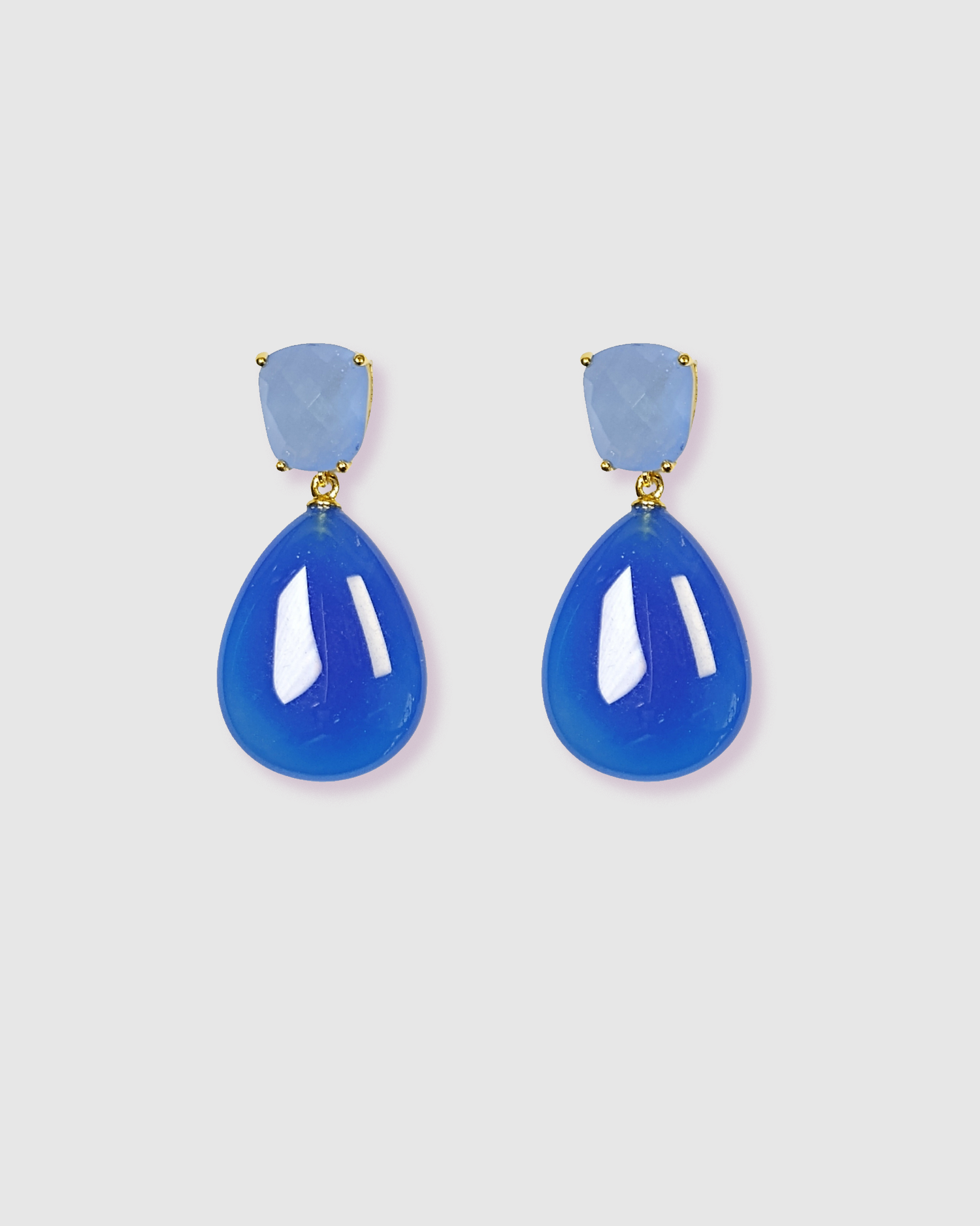 Izoa Velora Earrings Blue Lapis