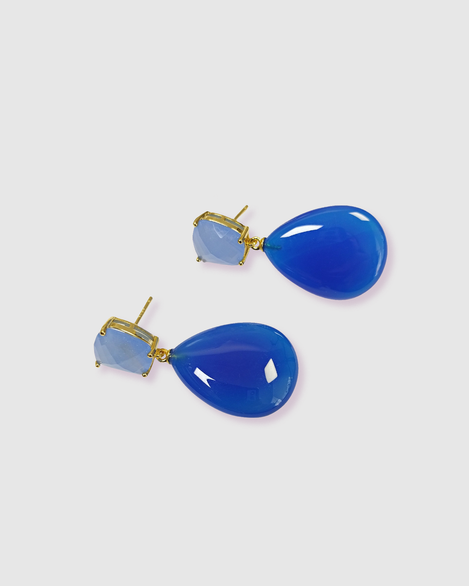 Izoa Velora Earrings Blue Lapis