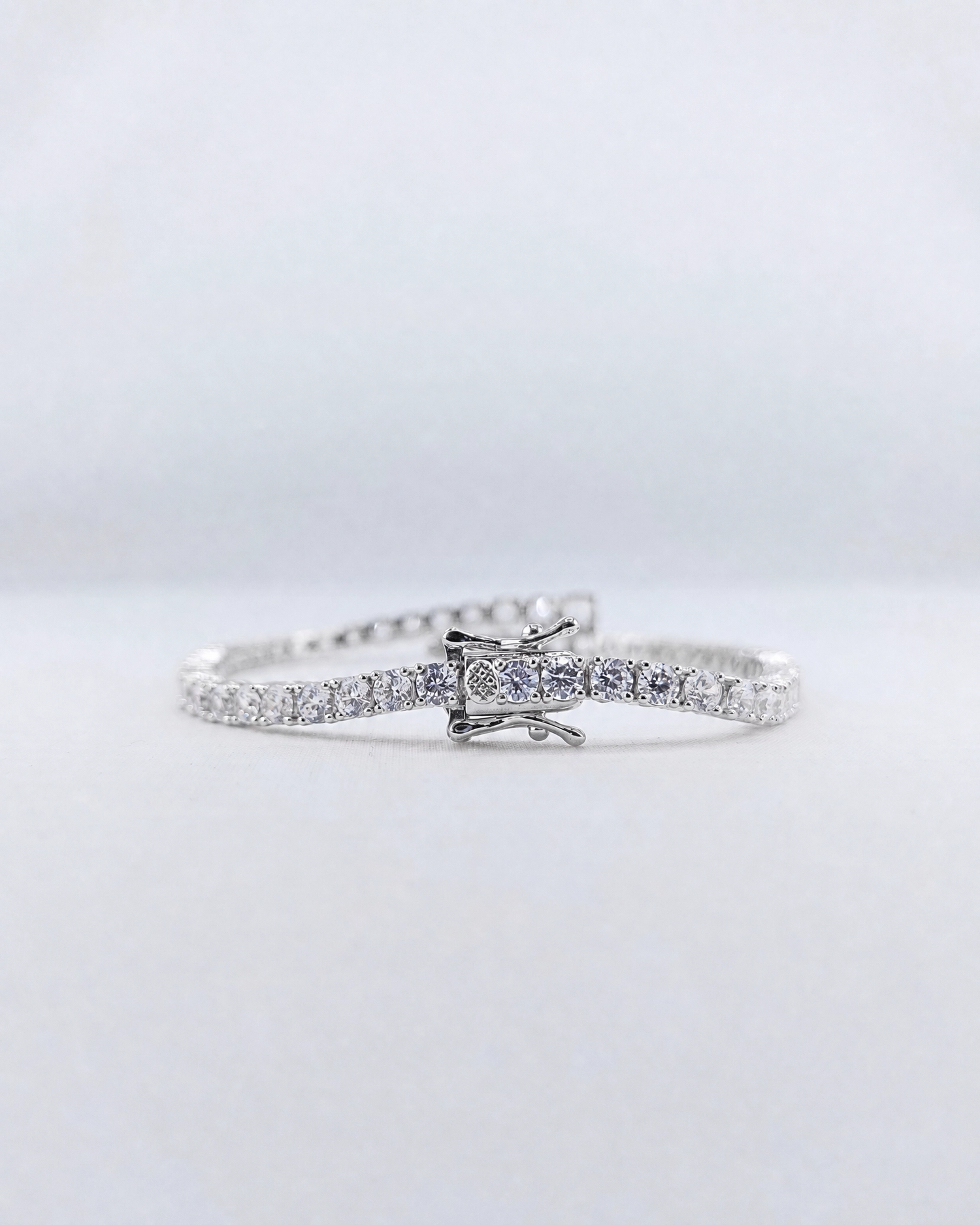 Izoa Josephine Tennis Bracelet Silver