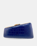 Izoa Alyssa Clutch in Navy – front view