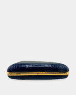 Izoa Alyssa Clutch in Navy – alternate view