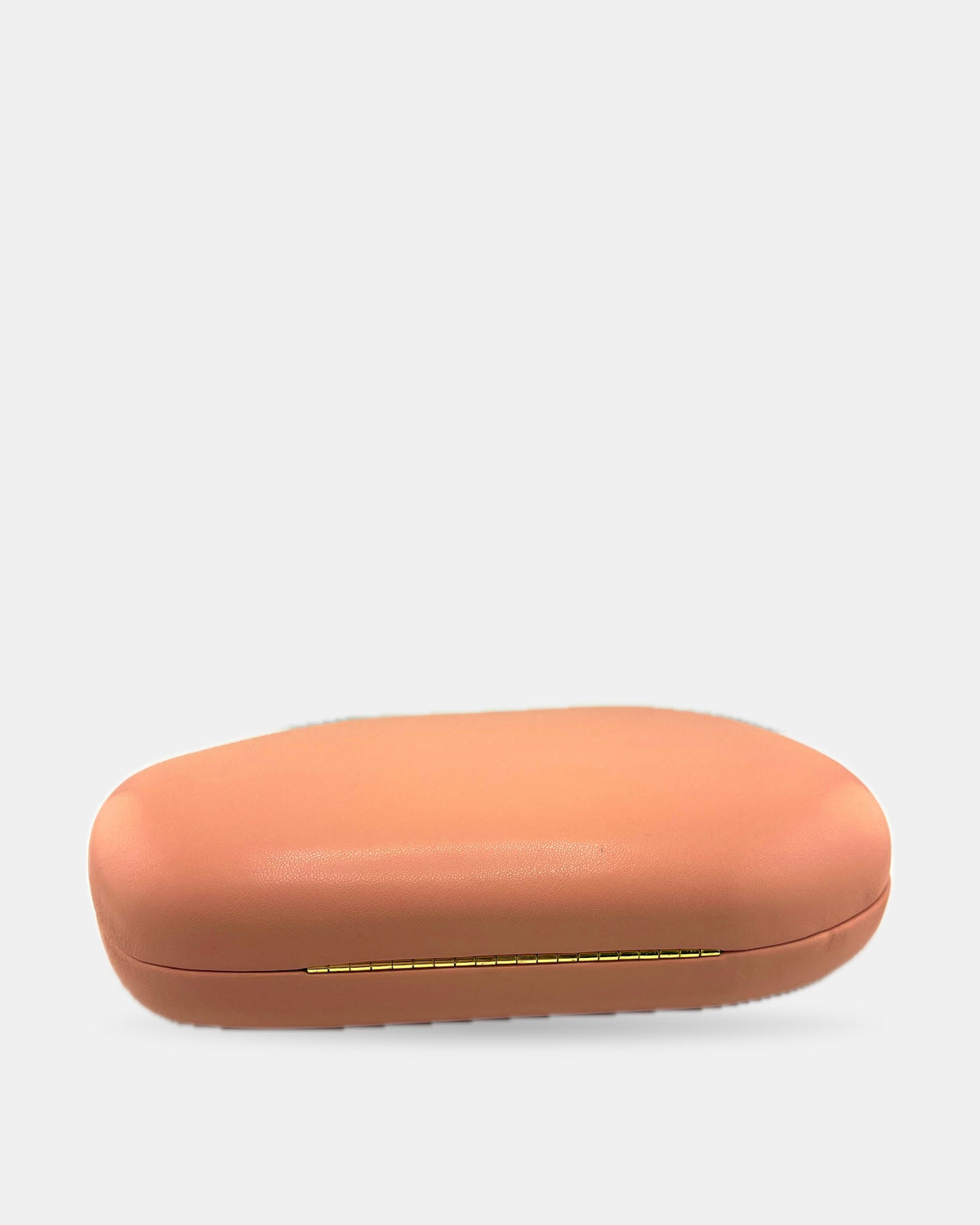 Izoa Coralie Pebble Clutch in Coral – alternate view