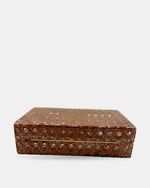 Izoa Juniper Cane Acrylic Clutch in Tortoiseshell – alternate view