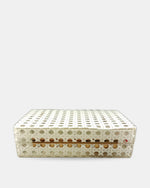 Izoa Juniper Cane Acrylic Clutch in White – alternate view