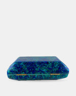 Izoa Mirabel Opal Acrylic Clutch in Blue – alternate view