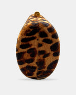 Izoa Zelda Animal Print Clutch in Leopard – alternate view