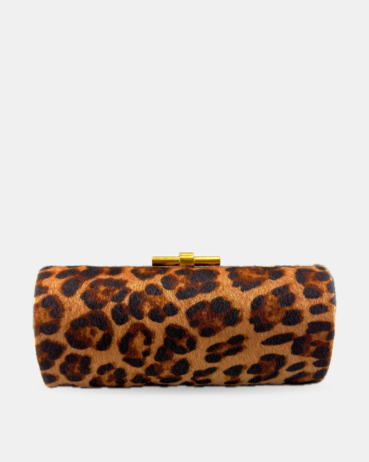 Izoa Zelda Animal Print Clutch in Leopard – alternate view