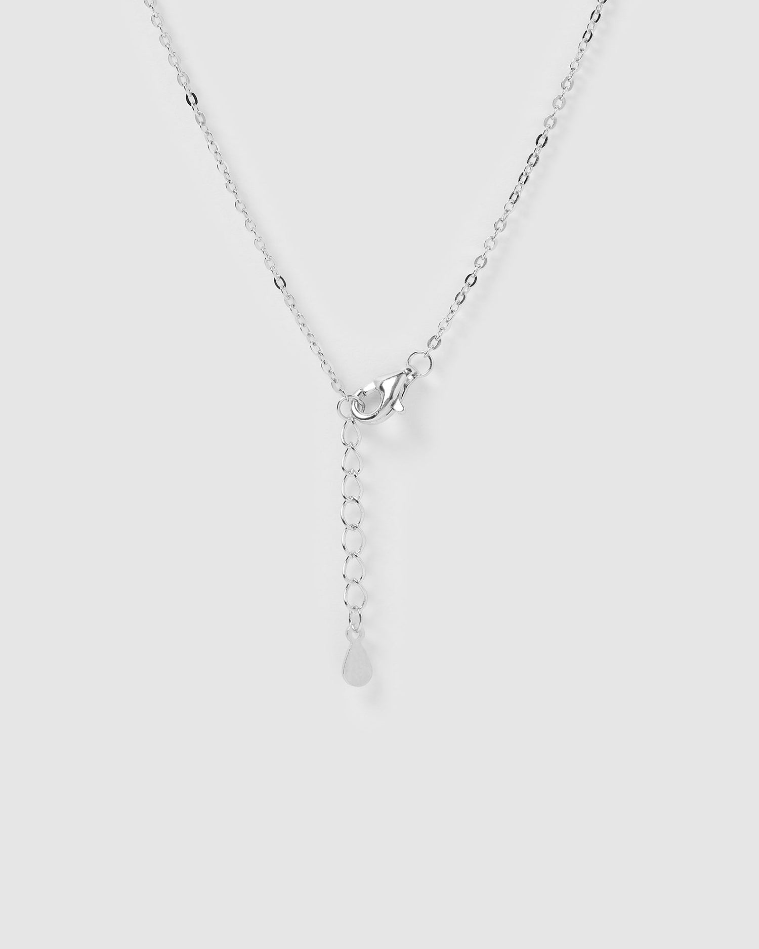 Izoa Kids Alphabet Letter B Necklace Sterling Silver