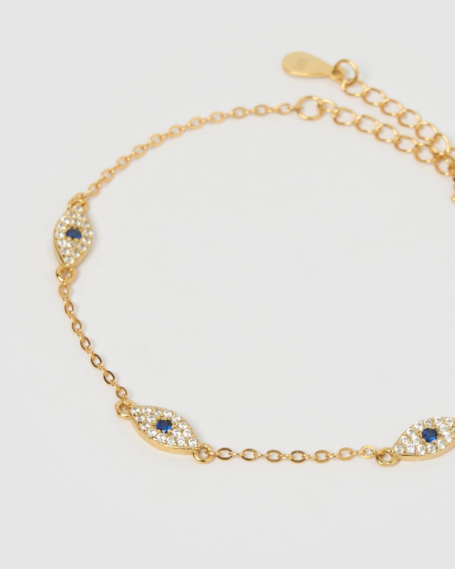 Izoa Jordana Eye Bracelet Gold