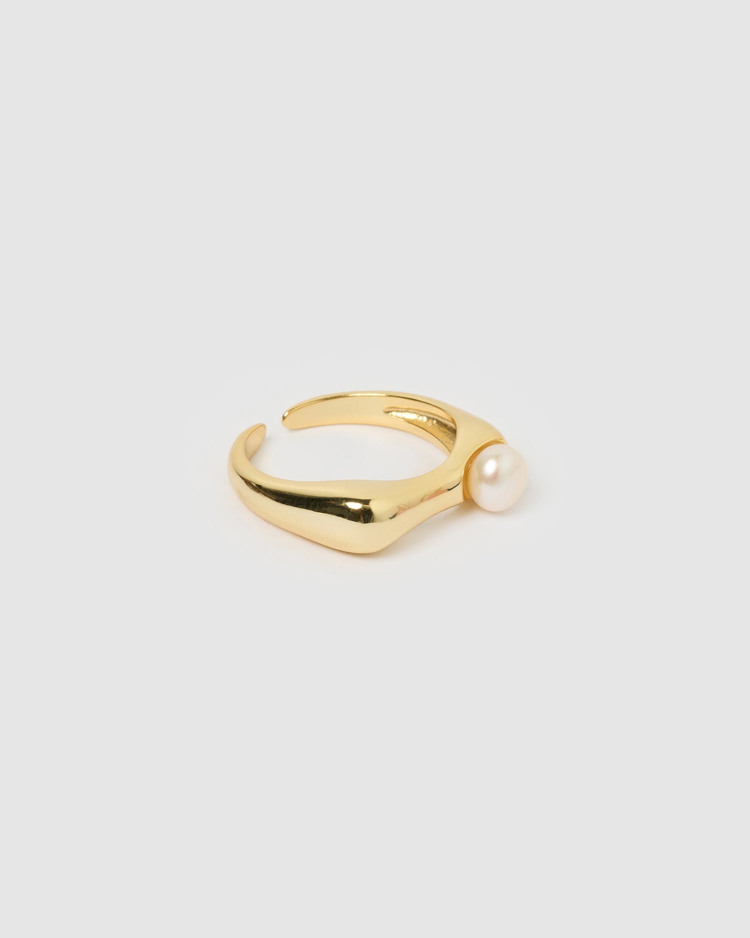 Izoa Darcy Ring Gold Pearl