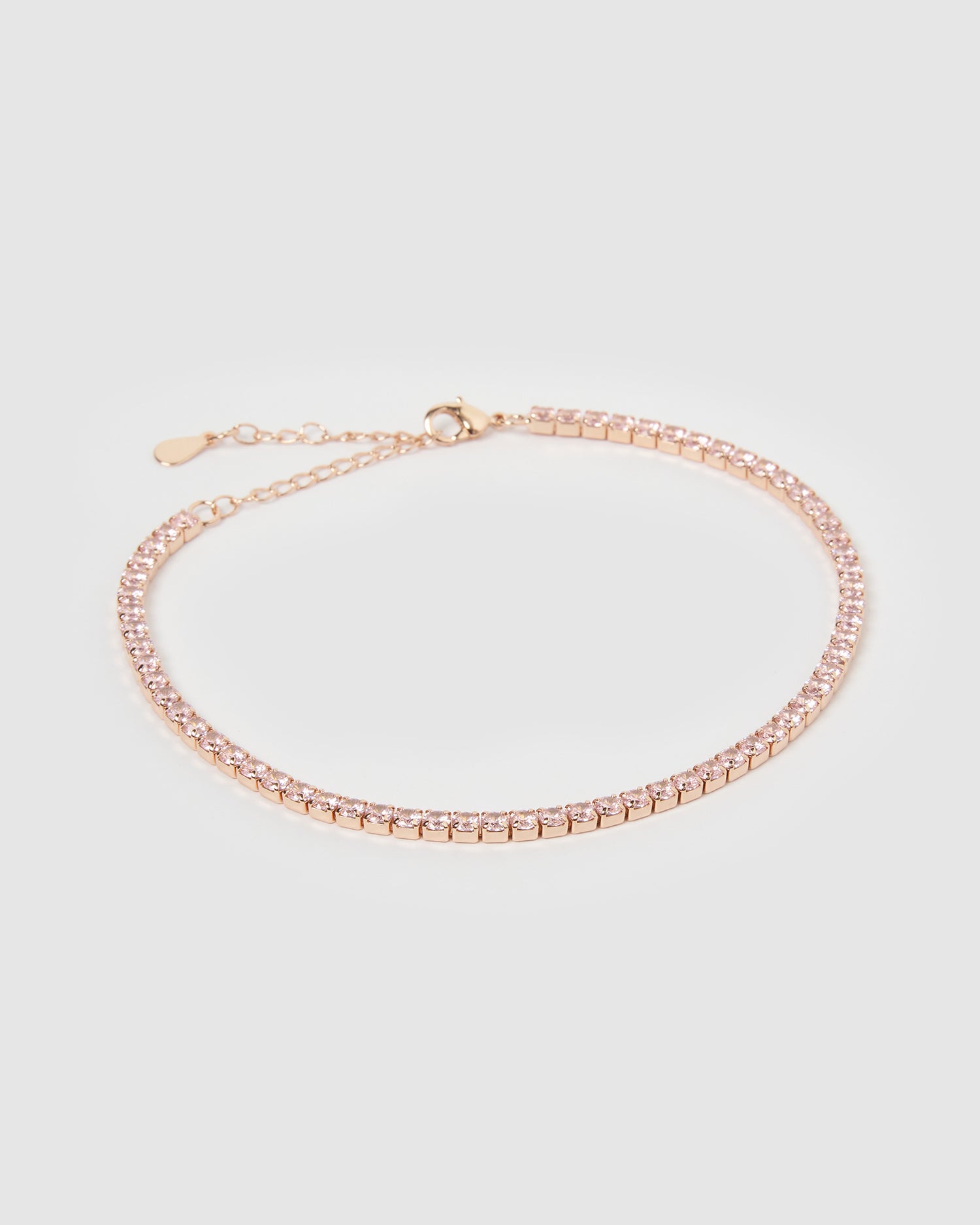 Izoa Holly Anklet Rose Gold