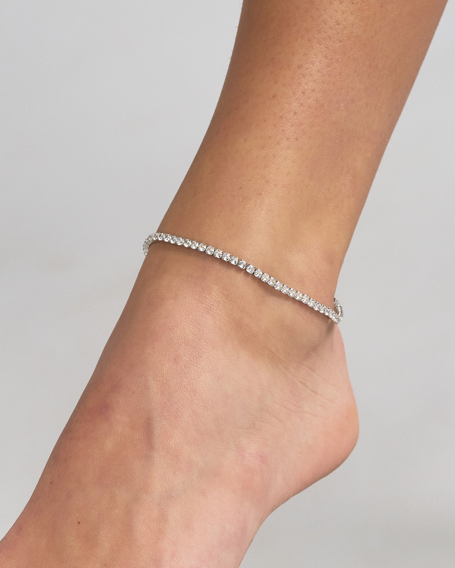 Izoa Holly Anklet Silver