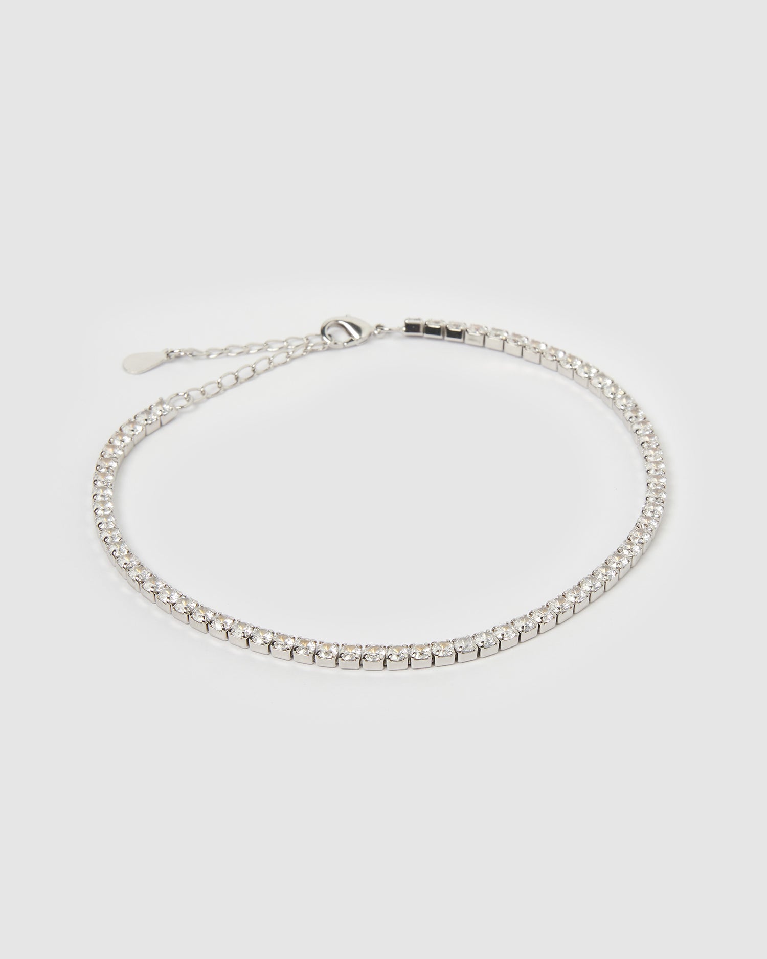 Izoa Holly Anklet Silver