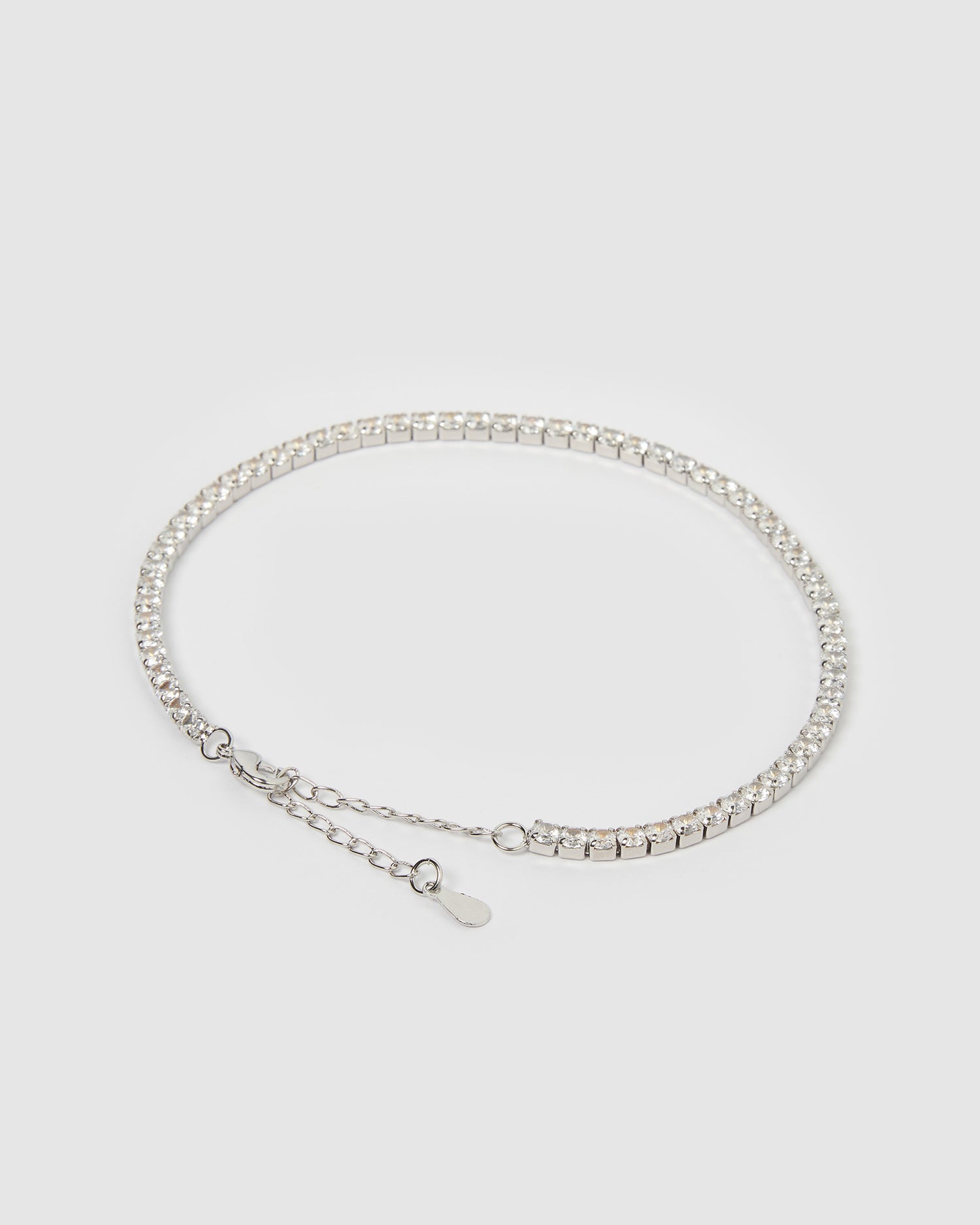 Izoa Holly Anklet Silver