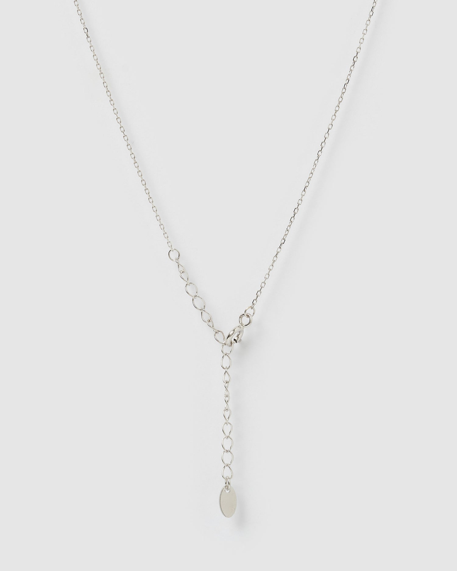 Izoa Delicate Freshwater Pearl Necklace Sterling Silver