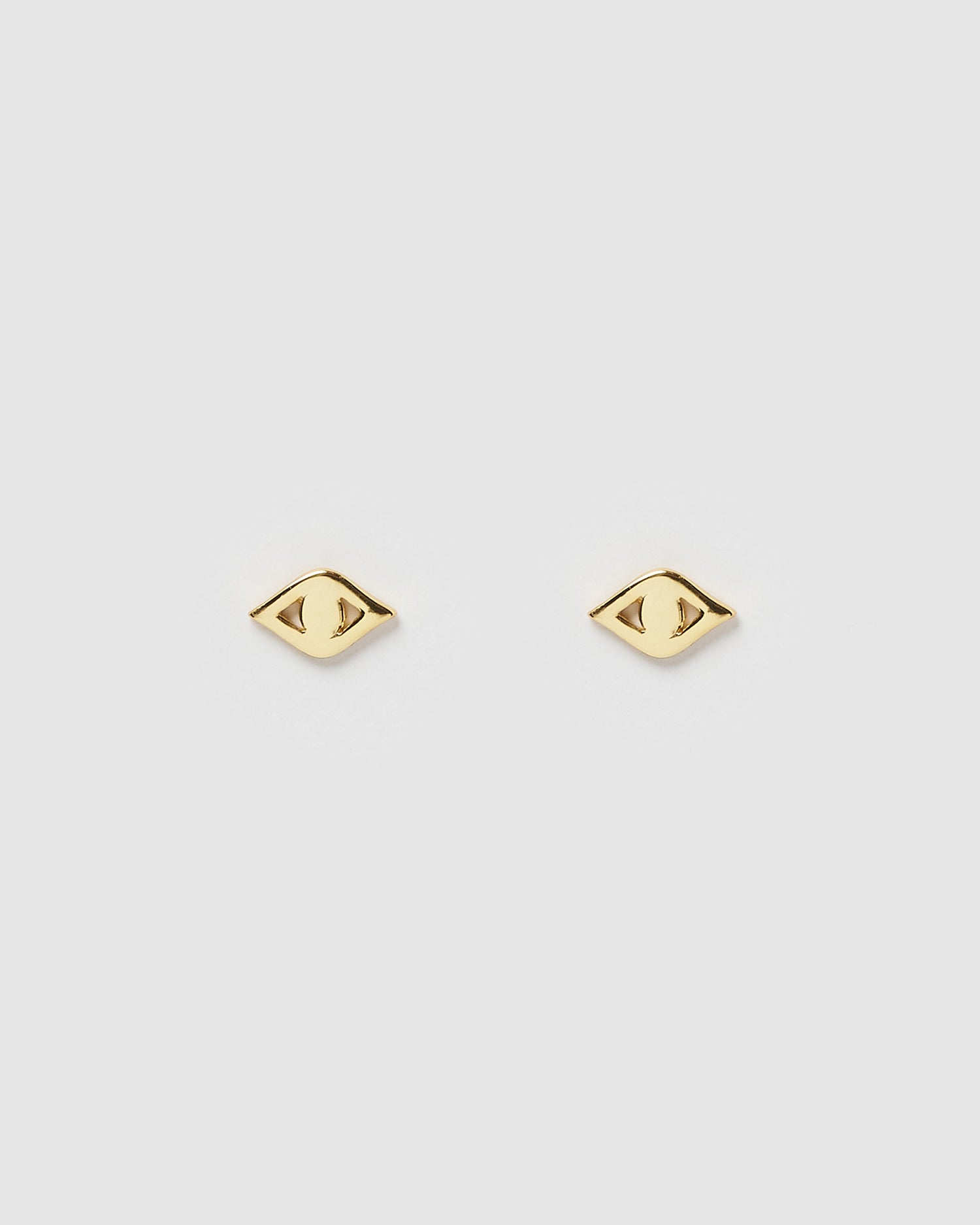 Izoa Horus Mini Stud Earrings Gold