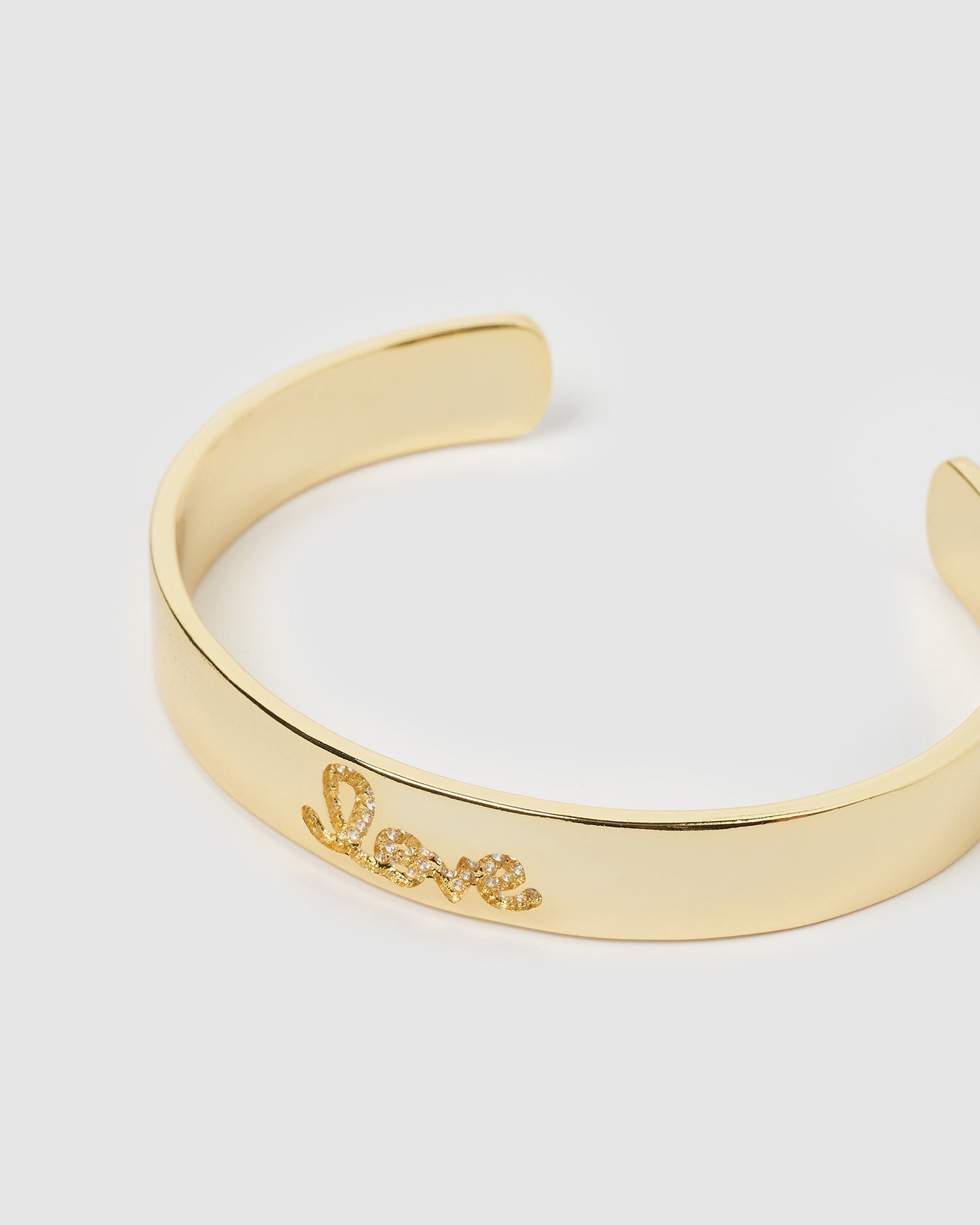 Izoa Love Cuff Gold