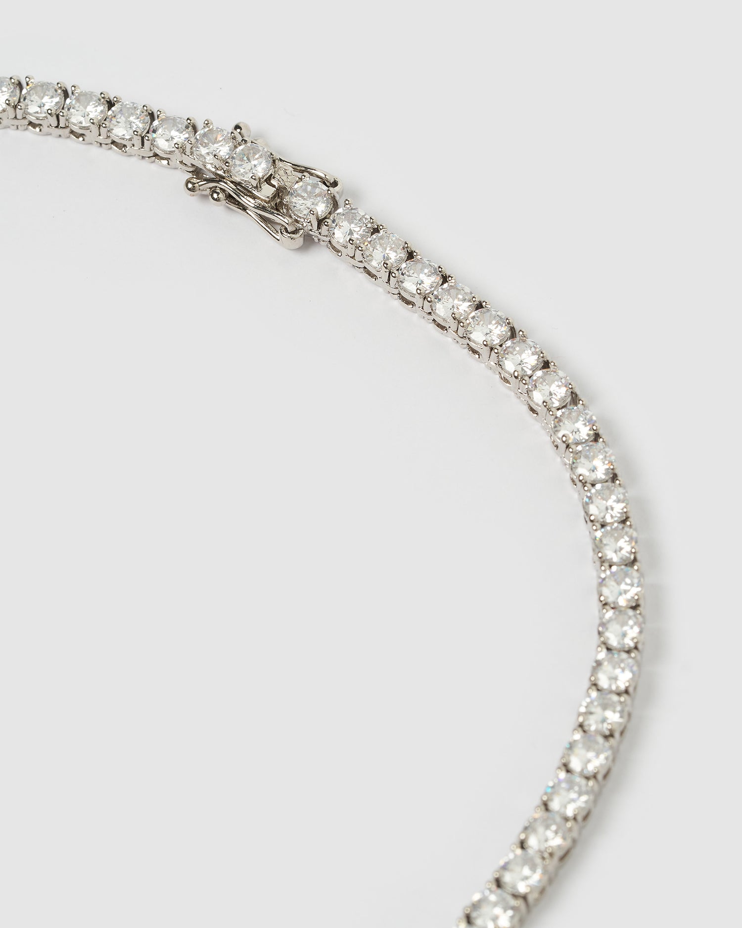 Izoa Mabel Tennis Choker Silver
