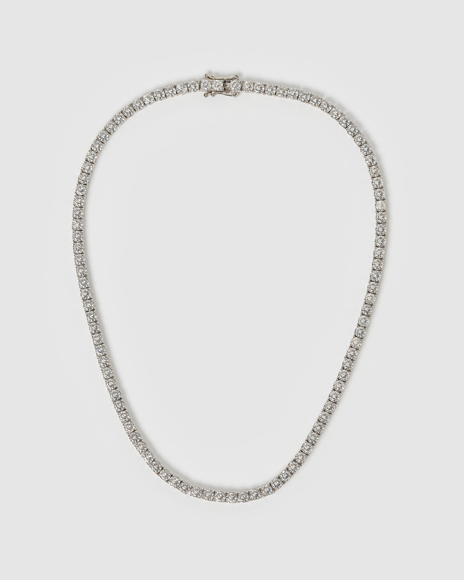 Izoa Mabel Tennis Choker Silver